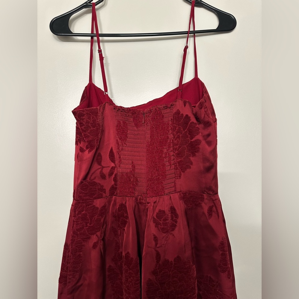 Reformation Frankie Red Scarlet Floral Dress - Picture 10 of 11